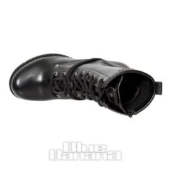 New Rock M-TR001-VS56 Vegan Heeled Boots (Black) -Alternative Clothing Store 140104 m tr001 vs56 f