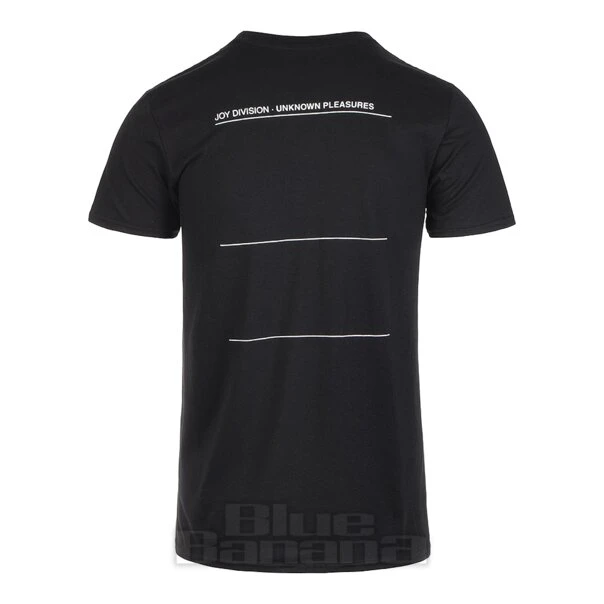 Official Joy Division Unknown Pleasures T Shirt (Black) 2 Official Joy Division Unknown Pleasures T Shirt (Black) - Image 2