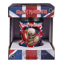 NEMESIS NOW Official Iron Maiden Eddie Trooper Shot Glass (8.5cm) -Alternative Clothing Store 143316 d