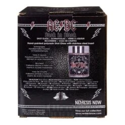 Nemesis Now AC/DC Back In Black Shot Glass (8.5cm) -Alternative Clothing Store 143321 e