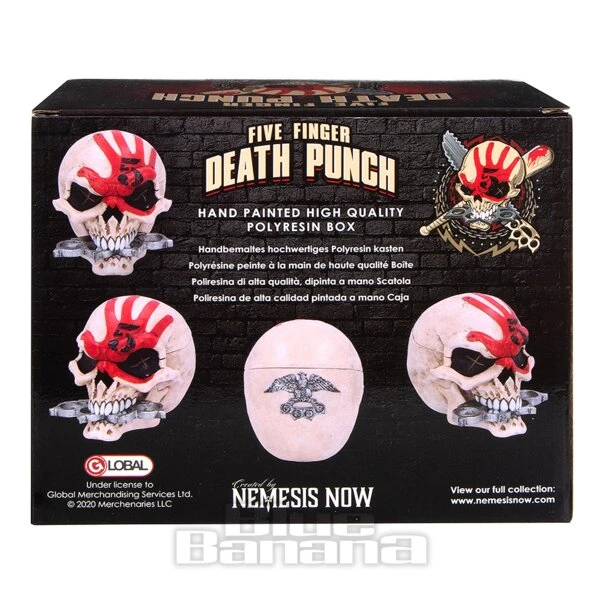 Nemesis Now Five Finger Death Punch Box Head Skull (18cm) 10 Nemesis Now Five Finger Death Punch Box Head Skull (18cm) - Image 10
