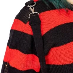 Heartless Oriana Jumper (Black/Red) -Alternative Clothing Store 144047 f