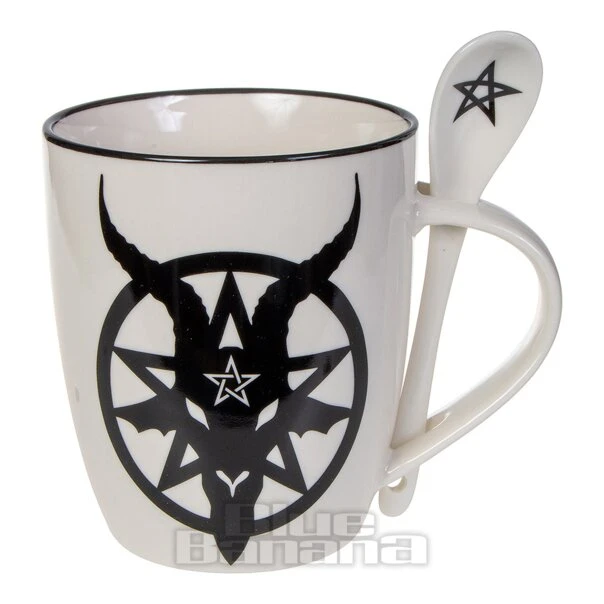 Alchemy England Baphomet Mug & Spoon 1 Alchemy England Baphomet Mug & Spoon