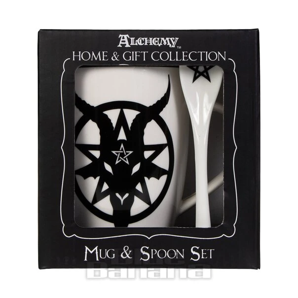 Alchemy England Baphomet Mug & Spoon 2 Alchemy England Baphomet Mug & Spoon - Image 2