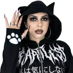 Heartless Nine Lives Jacket (Black) -Alternative Clothing Store 144773 b