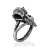 Alchemy Gothic Rabeschadel Kleiner Ring (Pewter)
