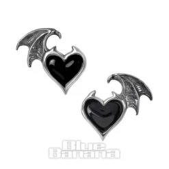 Alchemy Gothic Blacksoul Earrings (Pewter)