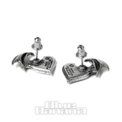 Alchemy Gothic Blacksoul Earrings (Pewter) -Alternative Clothing Store 144814 b