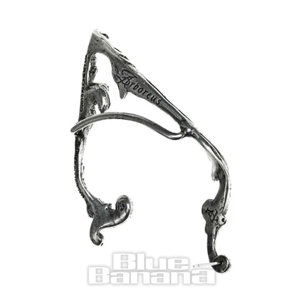 Alchemy Gothic Arboreus Right Earring (Silver) 2 Alchemy Gothic Arboreus Right Earring (Silver) - Image 2