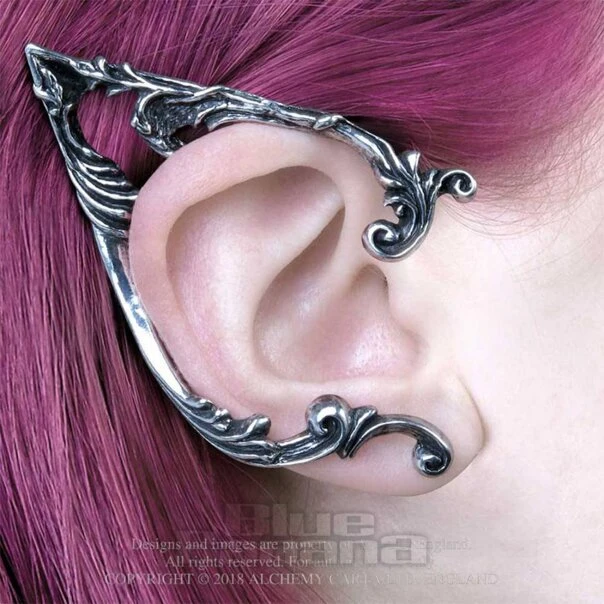 Alchemy Gothic Arboreus Right Earring (Silver) 4 Alchemy Gothic Arboreus Right Earring (Silver) - Image 4