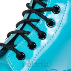 Dr. Martens Dr Martens 1460 Patent Boots (Turquoise) -Alternative Clothing Store 145019 f