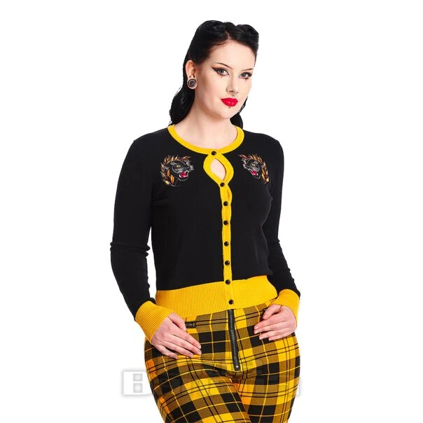 Banned Black Panther Cardigan (Black) 1 Banned Black Panther Cardigan (Black)