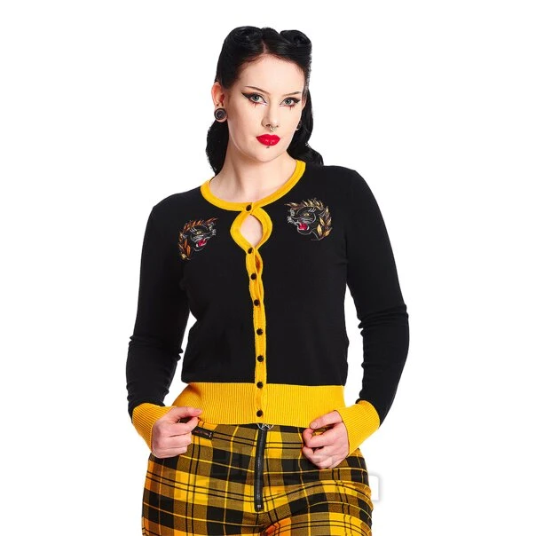 Banned Black Panther Cardigan (Black) 2 Banned Black Panther Cardigan (Black) - Image 2