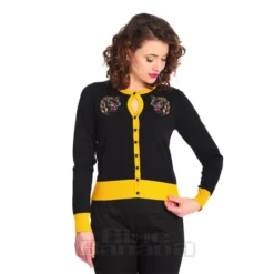 Banned Black Panther Cardigan (Black) 16 Banned Black Panther Cardigan (Black) -Alternative Clothing Store 146335 e