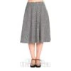 Banned Winter Classic Swing Skirt (Black/White)