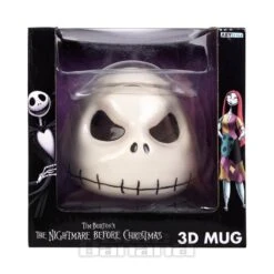 Official Nightmare Before Christmas Jack Skellington Mug (White) 15 Official Nightmare Before Christmas Jack Skellington Mug (White) -Alternative Clothing Store 146485 g