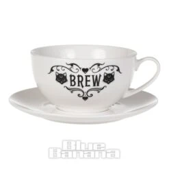 Alchemy Gothic Purfect Brew Tea Set (White) -Alternative Clothing Store 146566 b