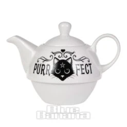 Alchemy Gothic Purfect Brew Tea Set (White) -Alternative Clothing Store 146566 c