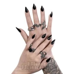 Alchemy Gothic Battle Ring (Silver) -Alternative Clothing Store 146569 c