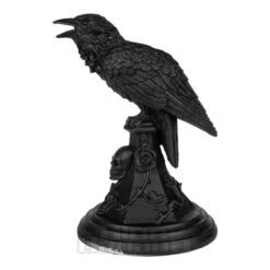Alchemy Gothic Poe's Raven Candle Stick (Black) -Alternative Clothing Store 146574 b