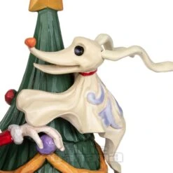 Nightmare Before Christmas Decking The Halls Santa Jack & Zero Figurine -Alternative Clothing Store 147075 g