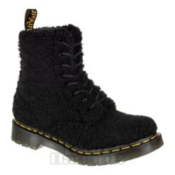 Dr. Martens Dr Martens 1460 Faux Fur Lux Borg Boots (Black)