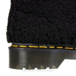 Dr. Martens Dr Martens 1460 Faux Fur Lux Borg Boots (Black) -Alternative Clothing Store 147103 f