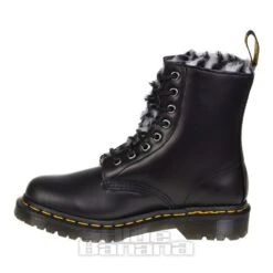 Dr. Martens Dr Martens 1460 Serena Atlas Faux Fur Boots (Black) -Alternative Clothing Store 147111 c