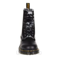 Dr. Martens Dr Martens 1460 Serena Atlas Faux Fur Boots (Black) -Alternative Clothing Store 147111 d