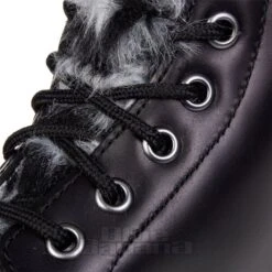 Dr. Martens Dr Martens 1460 Serena Atlas Faux Fur Boots (Black) -Alternative Clothing Store 147111 f