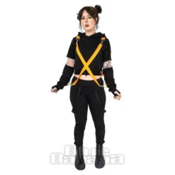 Poizen Industries Dystopian Hoodie (Black/Orange) -Alternative Clothing Store 147329 c