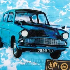 Hype Harry Potter Flying CarBackpack (Blue) -Alternative Clothing Store 147374 e