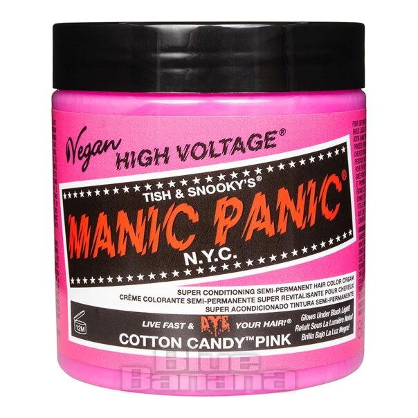 Manic Panic 8oz High Voltage Classic Cream Formula Colour Hair Dye (Cotton Candy Pink) 2 Manic Panic 8oz High Voltage Classic Cream Formula Colour Hair Dye (Cotton Candy Pink) - Image 2