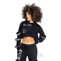 Heartless Sad Girl Club Hoodie (Black) 10 Heartless Sad Girl Club Hoodie (Black) -Alternative Clothing Store 148632 b