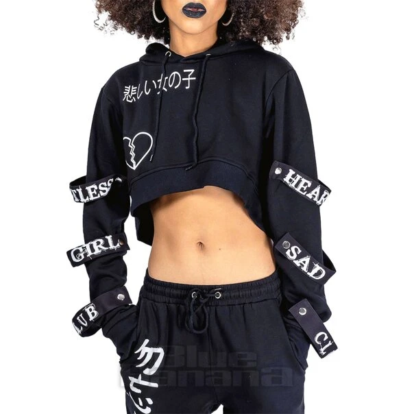 Heartless Sad Girl Club Hoodie (Black) 6 Heartless Sad Girl Club Hoodie (Black) - Image 6