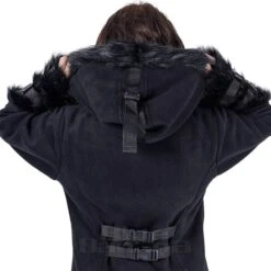 Poizen Industries Circle Coat (Black) -Alternative Clothing Store 148642 g