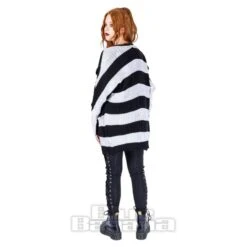 Heartless In A Daze Cardigan (Black/White) -Alternative Clothing Store 148647 e