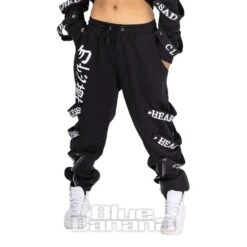 Heartless Sad Girl Club Joggers (Black) -Alternative Clothing Store 148674 d