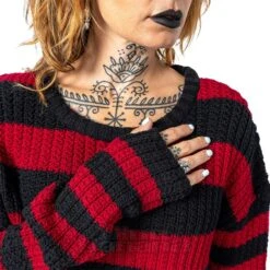 Heartless Isadora Jumper (Black/Red) -Alternative Clothing Store 148699 b