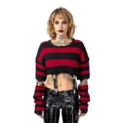 Heartless Isadora Jumper (Black/Red) -Alternative Clothing Store 148699 c