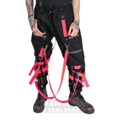 Poizen Industries Lucid Trousers (Black/Pink)