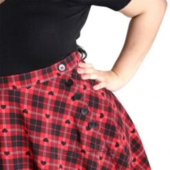 Hell Bunny Date Night Skirt (Red/Black) 16 Hell Bunny Date Night Skirt (Red/Black) -Alternative Clothing Store 148c412e1bca81d065063d6e2df8