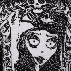 Corpse Bride Skulls Knit Jumper (Black) -Alternative Clothing Store 149151 b