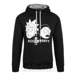 Official Rick & Morty Pair Hoodie (Black)