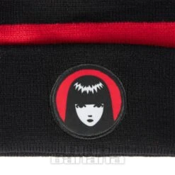 Emily The Strange Striped Bobble Hat (Black/Red) -Alternative Clothing Store 15cded0403a3165ee0d1341971c5 152365 b