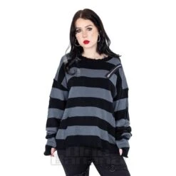 Heartless Your Worst Nightmare Jumper (Black/Grey)