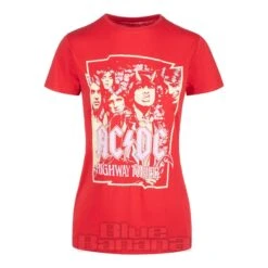 Official AC/DC Highway To Hell T-Shirt (Red)