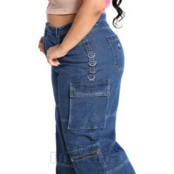 Hell Bunny Cameron Jeans (Blue) -Alternative Clothing Store 1c383e9c0ddfc62357c31ca4f32a