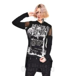 Jawbreaker Little Deamon Long Sleeve Hoodie (Black)