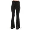 Banned Leopard Print Flare Trousers (Black)